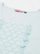 Women's Blue Solid Kurta SetKC-3307-Blue